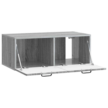 vidaXL Wall-Mounted TV Cabinet Grey Sonoma 78.5 x 41 x 30 cm