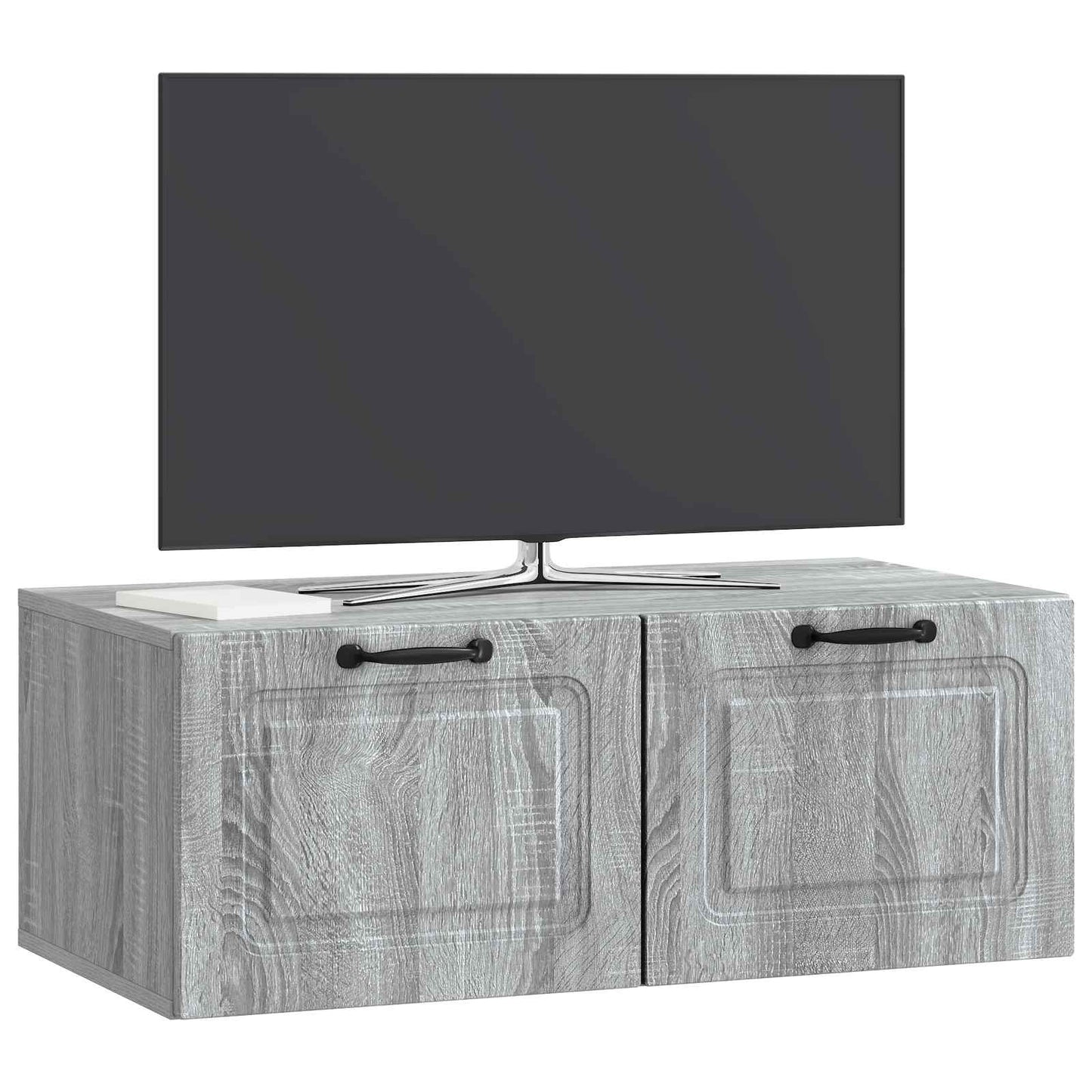 vidaXL Wall-Mounted TV Cabinet Grey Sonoma 78.5 x 41 x 30 cm