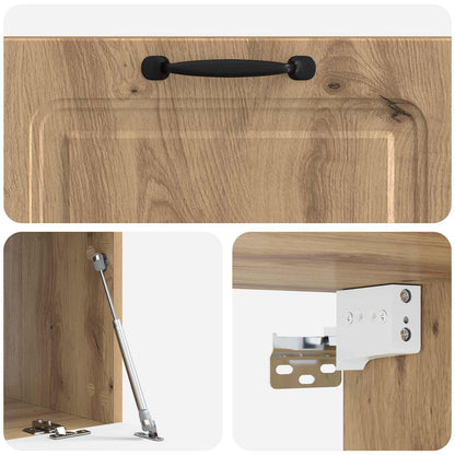 vidaXL Wall-Mounted TV Cabinet 78.5 x 41 x 30 cm Artisan Oak