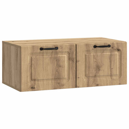 vidaXL Wall-Mounted TV Cabinet 78.5 x 41 x 30 cm Artisan Oak