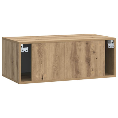 vidaXL Wall-Mounted TV Cabinet 78.5 x 41 x 30 cm Artisan Oak
