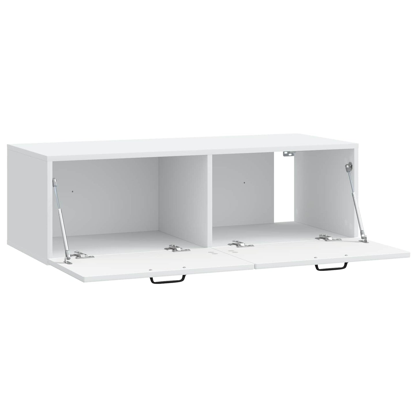 vidaXL Wall-Mounted TV Cabinet White 98 x 41 x 30 cm Engineered Wood