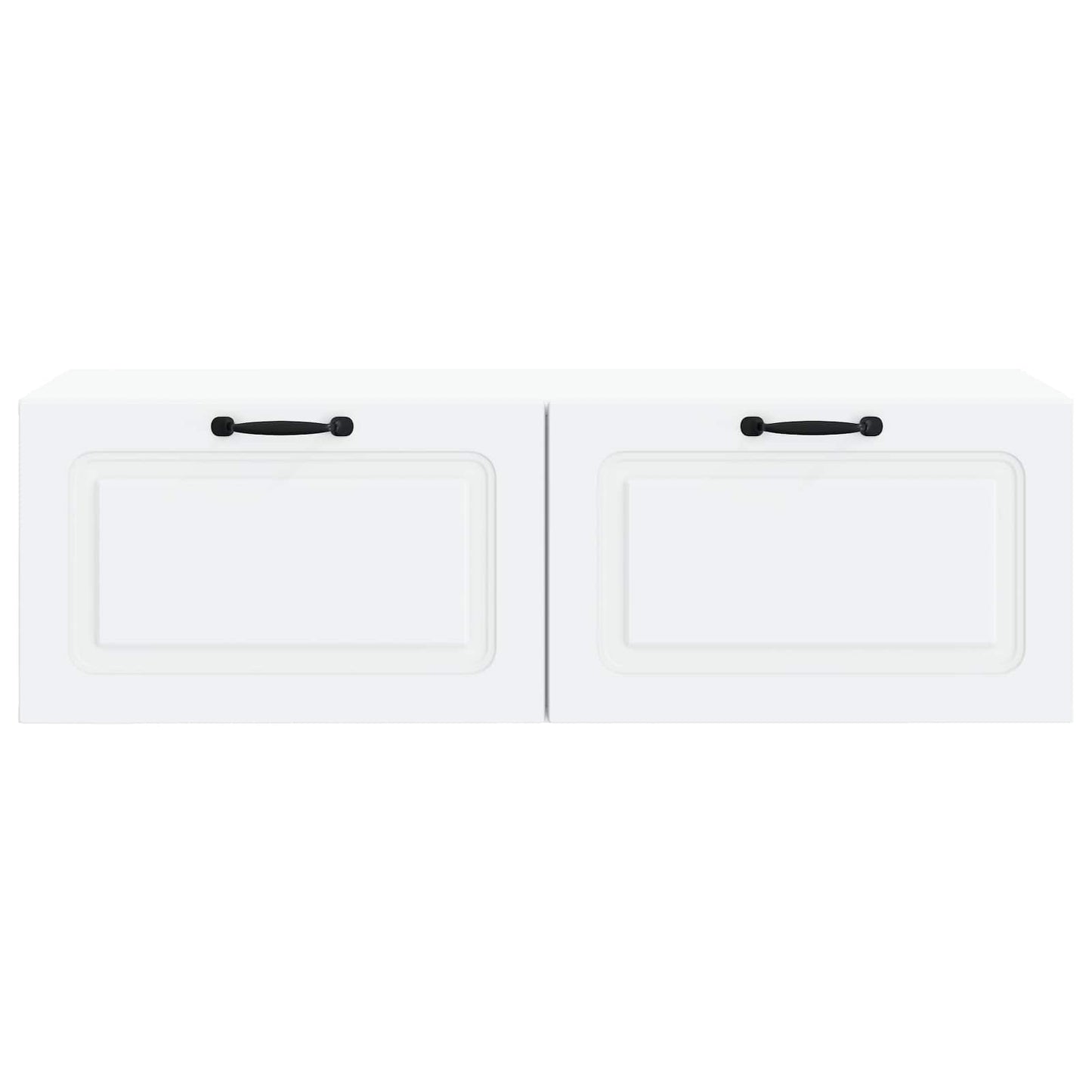 vidaXL Wall-Mounted TV Cabinet White 98 x 41 x 30 cm Engineered Wood