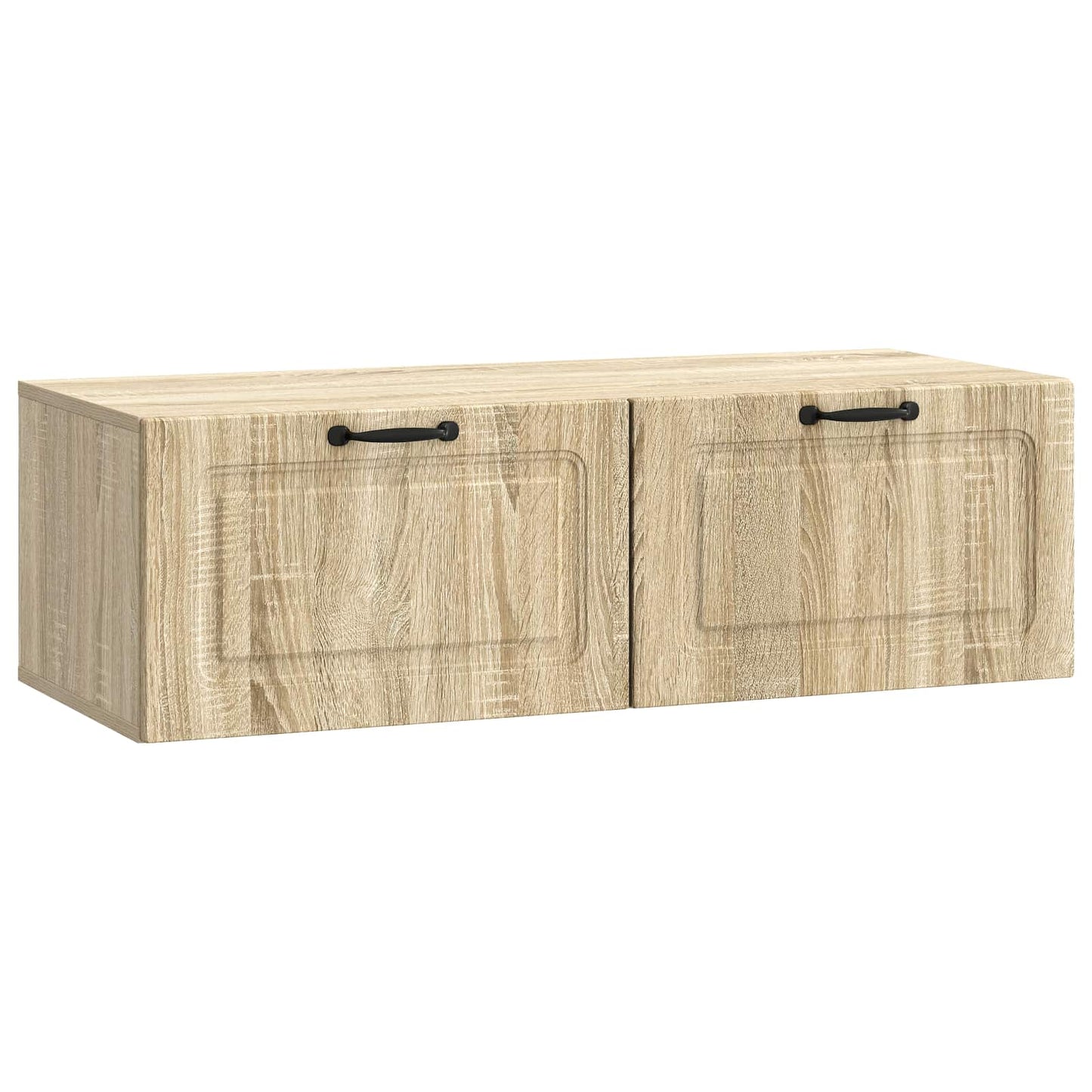 vidaXL Wall-Mounted TV Cabinet Wall-mounted Sonoma Oak 98 x 41 x 30 cm