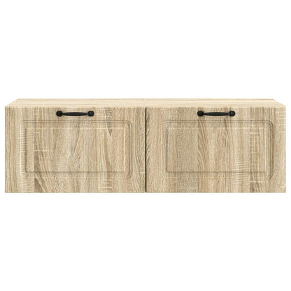 vidaXL Wall-Mounted TV Cabinet Wall-mounted Sonoma Oak 98 x 41 x 30 cm