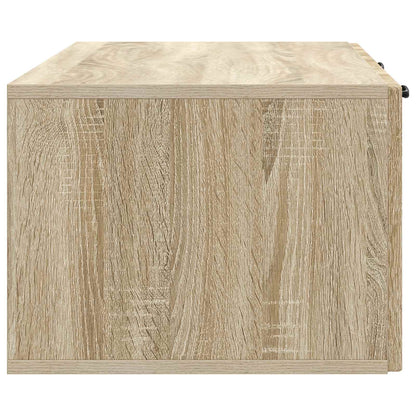 vidaXL Wall-Mounted TV Cabinet Wall-mounted Sonoma Oak 98 x 41 x 30 cm