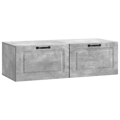 vidaXL Wall-Mounted TV Cabinet Concrete Grey 98 x 41 x 30 cm