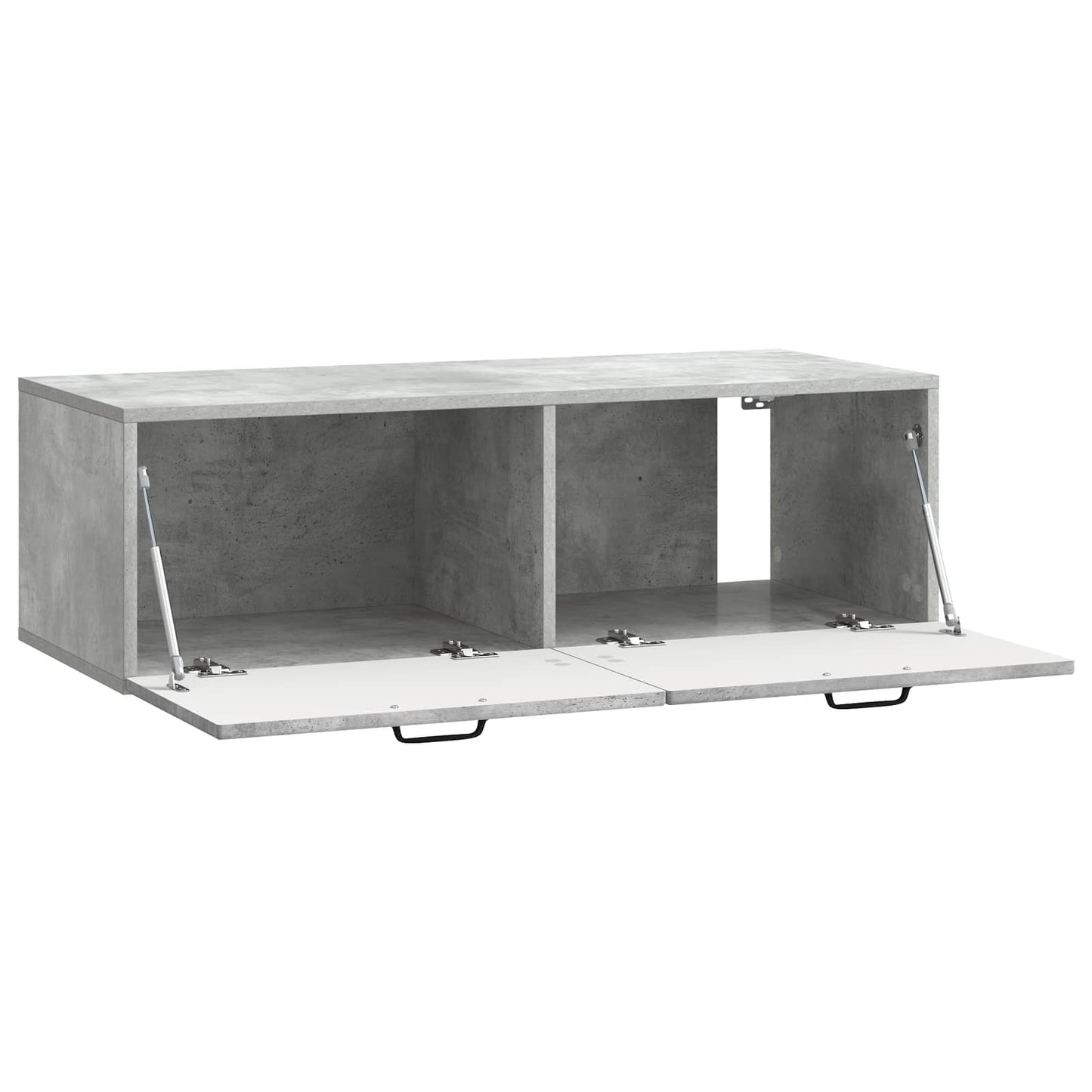 vidaXL Wall-Mounted TV Cabinet Concrete Grey 98 x 41 x 30 cm