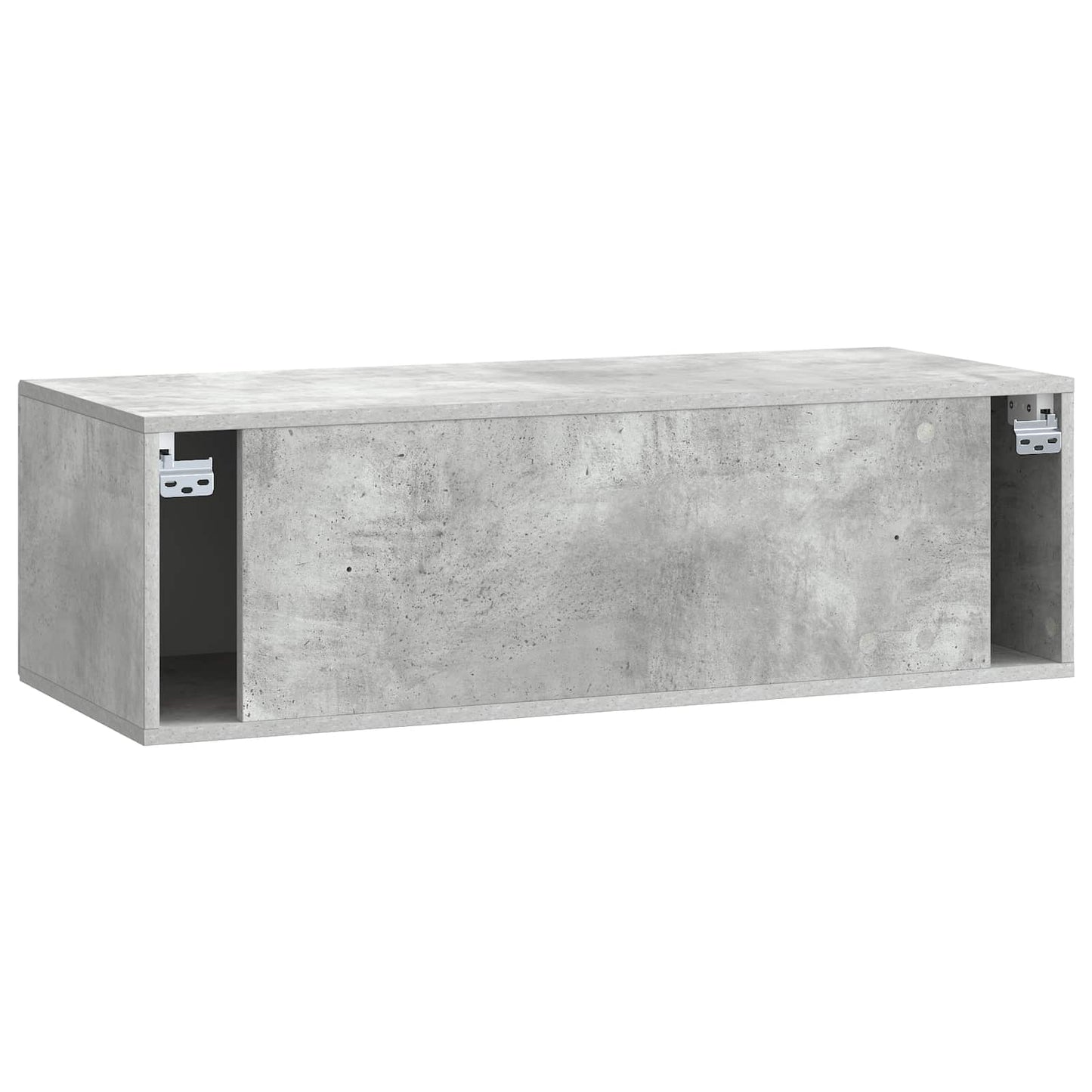 vidaXL Wall-Mounted TV Cabinet Concrete Grey 98 x 41 x 30 cm