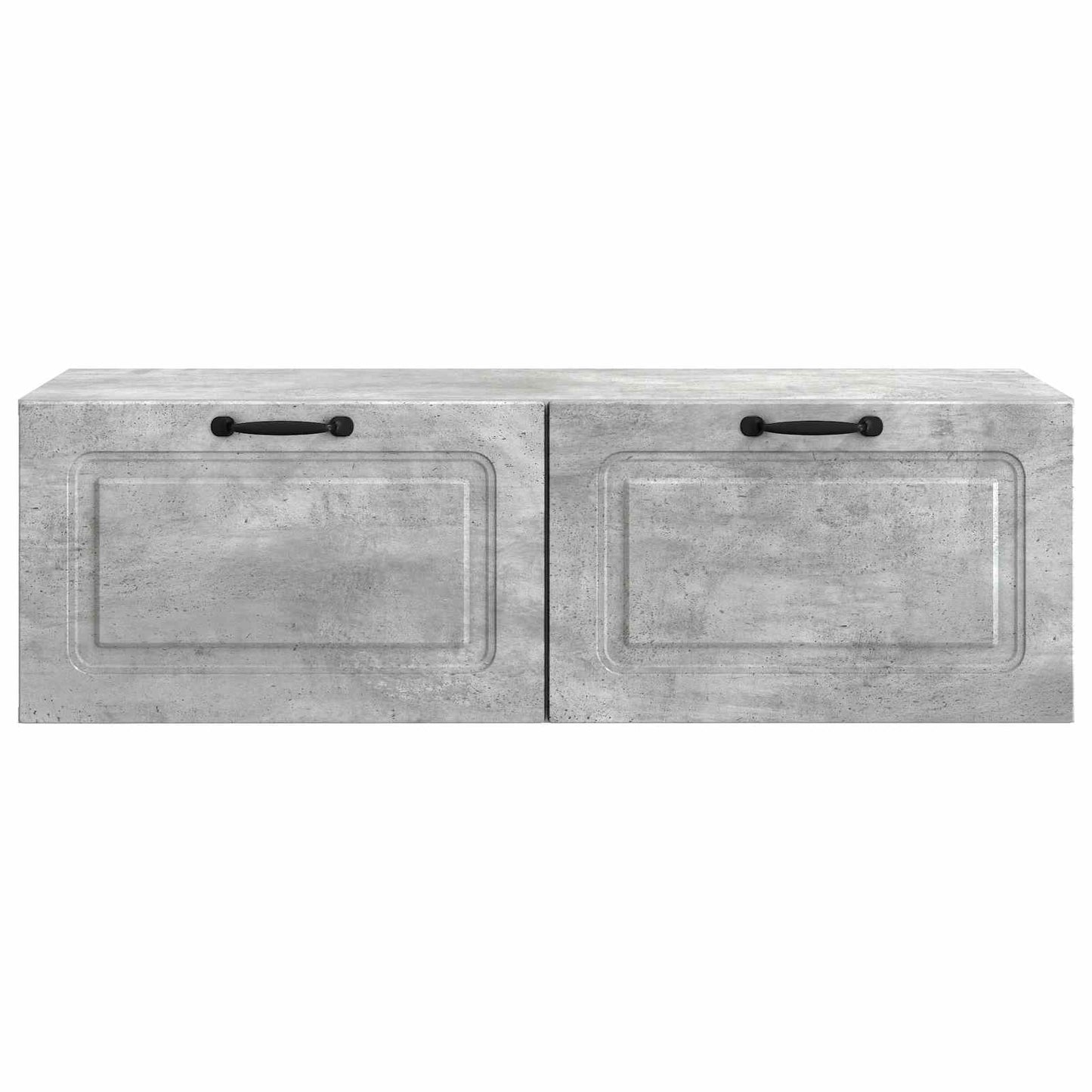 vidaXL Wall-Mounted TV Cabinet Concrete Grey 98 x 41 x 30 cm