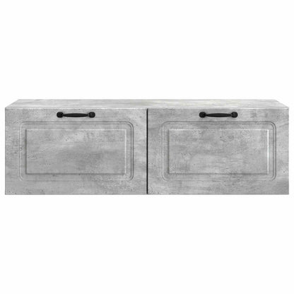 vidaXL Wall-Mounted TV Cabinet Concrete Grey 98 x 41 x 30 cm