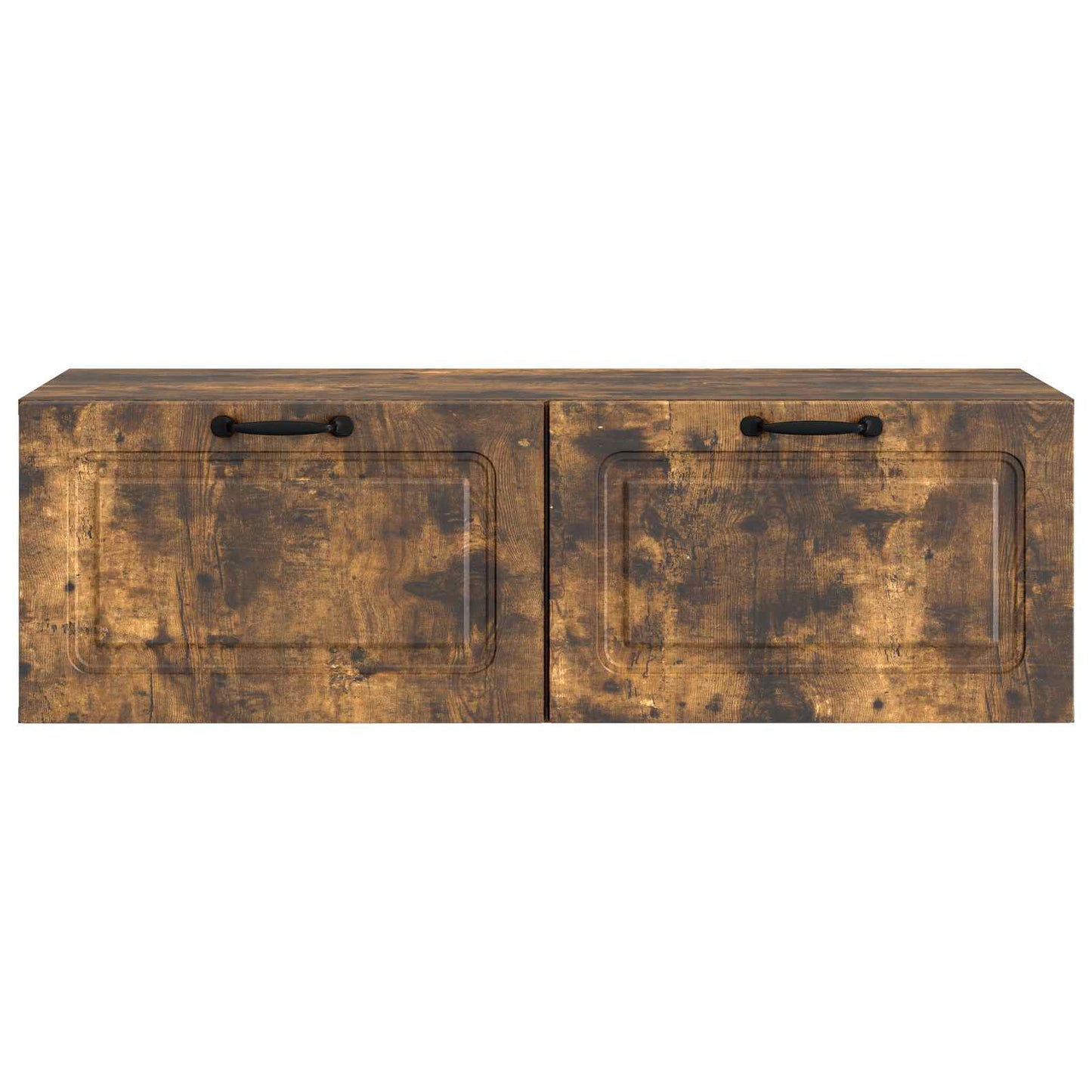 vidaXL Wall-Mounted TV Cabinet Wall-mounted Smoked Oak 98 x 41 x 30 cm