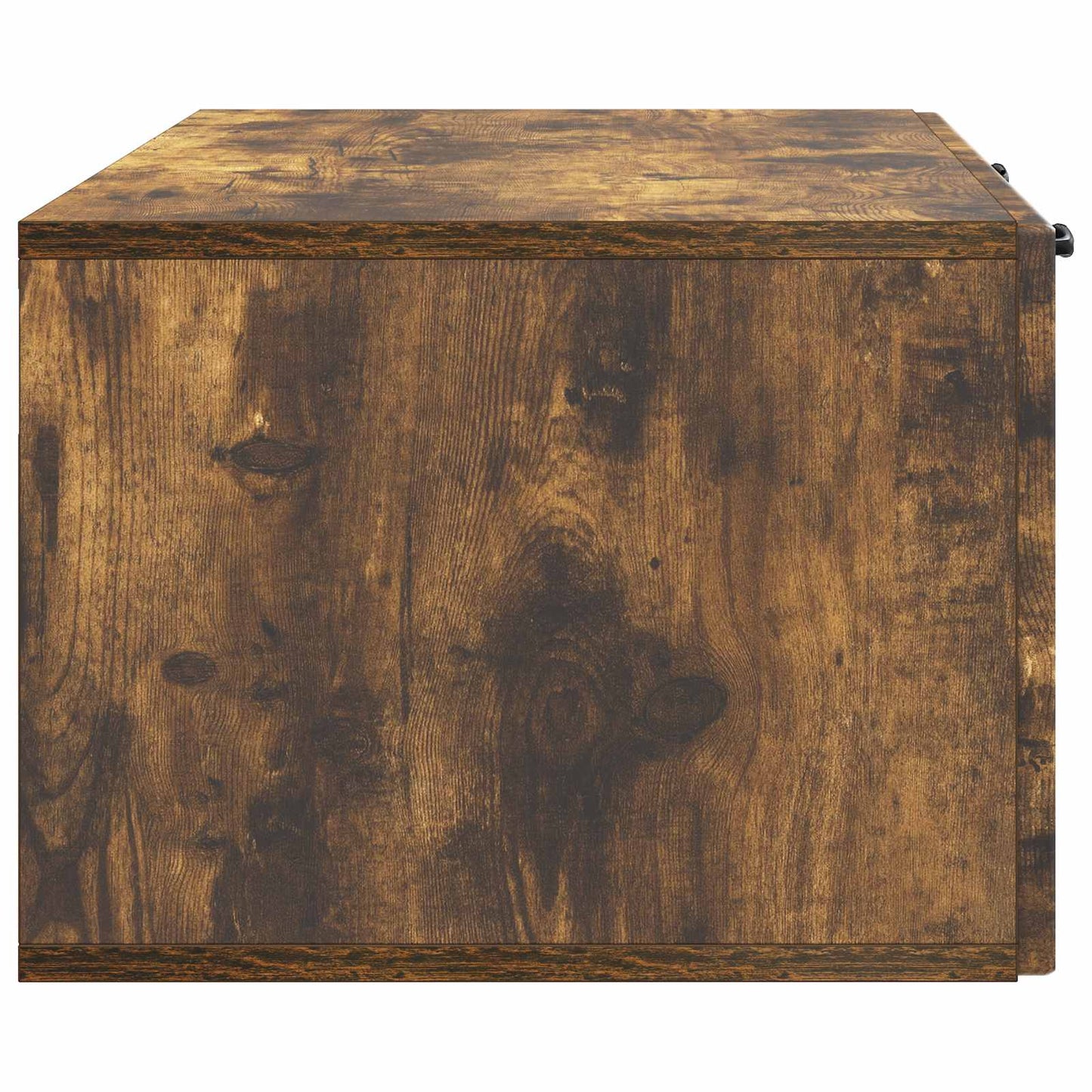 vidaXL Wall-Mounted TV Cabinet Wall-mounted Smoked Oak 98 x 41 x 30 cm