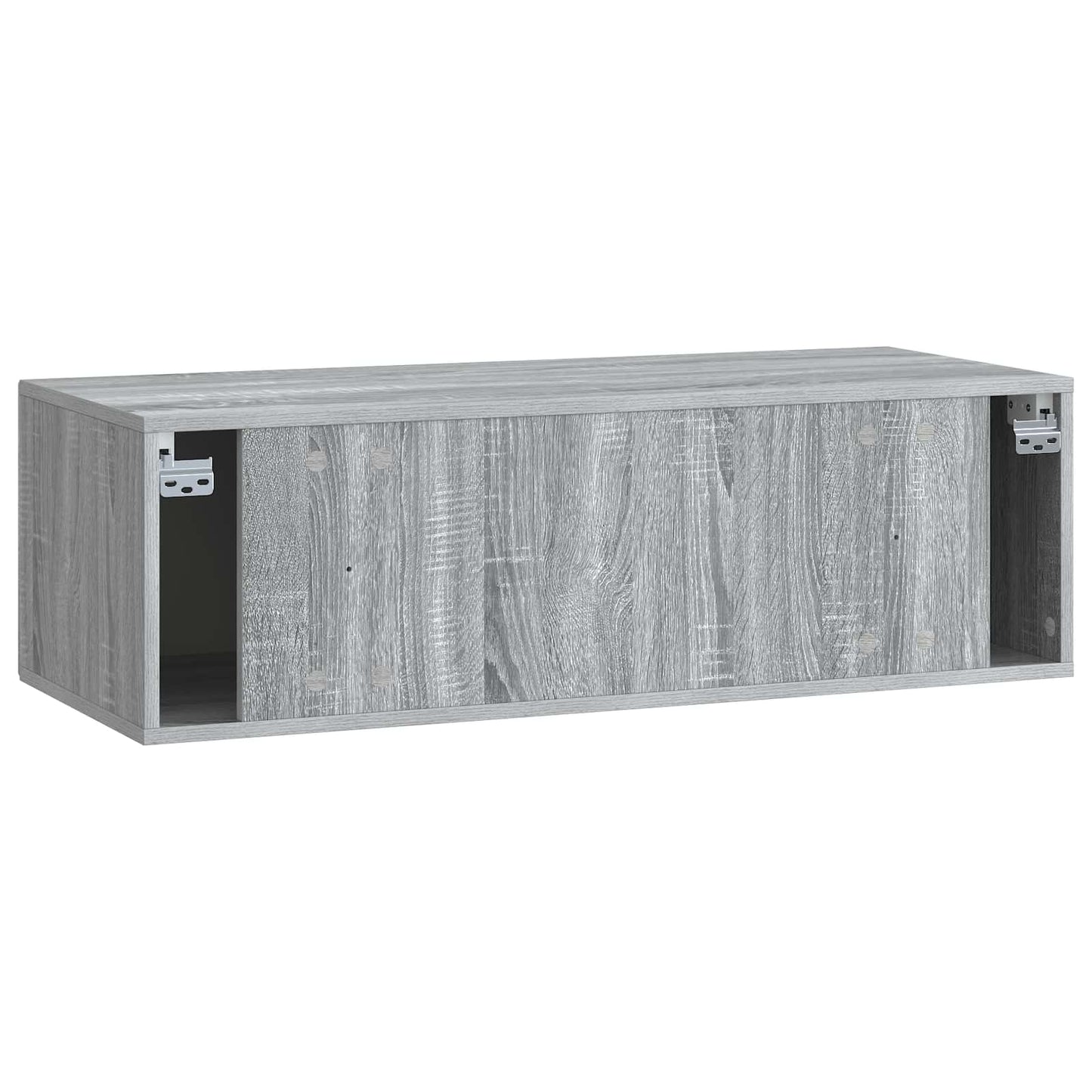 vidaXL Wall-Mounted TV Cabinet Grey Sonoma 98 x 41 x 30 cm