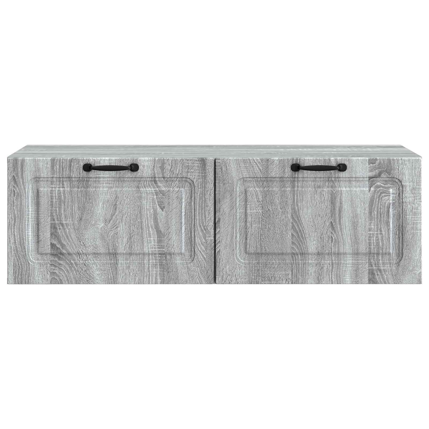 vidaXL Wall-Mounted TV Cabinet Grey Sonoma 98 x 41 x 30 cm