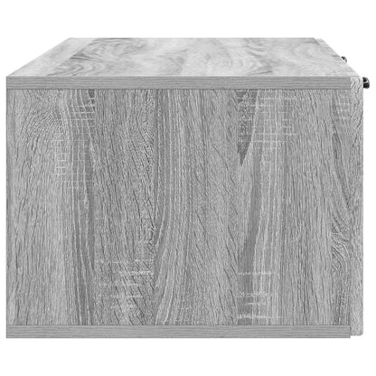 vidaXL Wall-Mounted TV Cabinet Grey Sonoma 98 x 41 x 30 cm