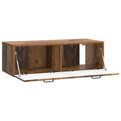 vidaXL Wall-Mounted TV Cabinet Wall-mounted Old Wood 98 x 41 x 30 cm