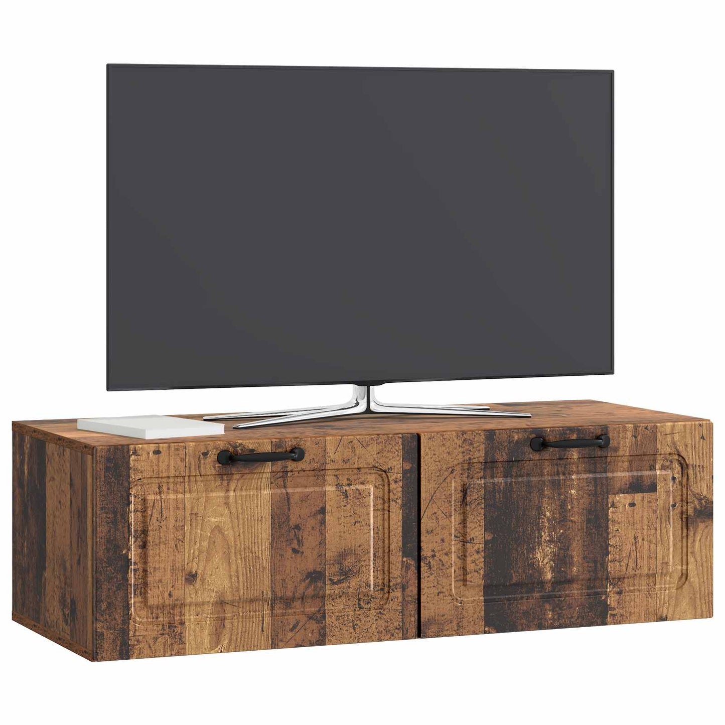 vidaXL Wall-Mounted TV Cabinet Wall-mounted Old Wood 98 x 41 x 30 cm