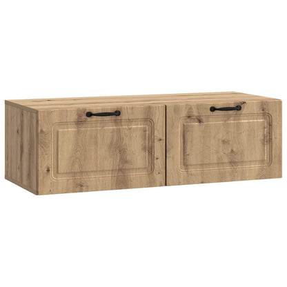 vidaXL Wall-Mounted TV Cabinet 98 x 41 x 30 cm Artisan Oak