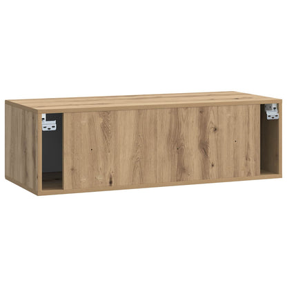 vidaXL Wall-Mounted TV Cabinet 98 x 41 x 30 cm Artisan Oak