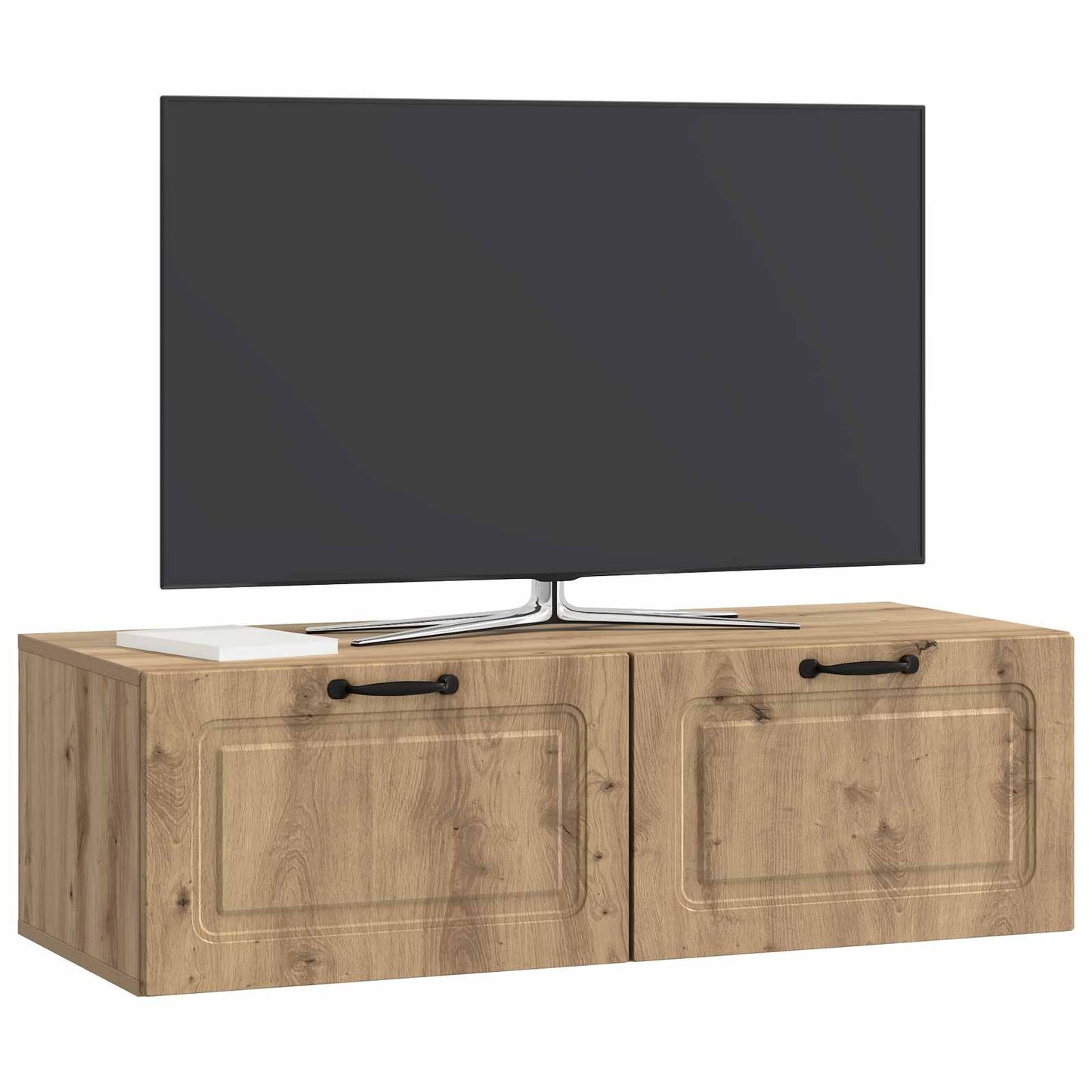 vidaXL Wall-Mounted TV Cabinet 98 x 41 x 30 cm Artisan Oak
