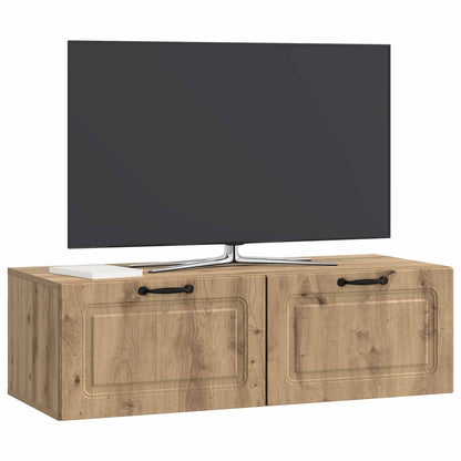 vidaXL Wall-Mounted TV Cabinet 98 x 41 x 30 cm Artisan Oak