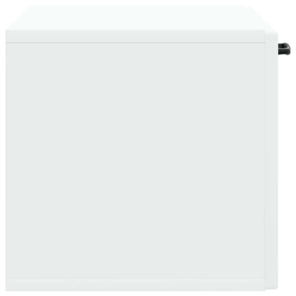 vidaXL Wall-Mounted TV Cabinet White 59.5 x 31 x 30 cm Engineered Wood