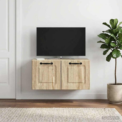 vidaXL Wall-Mounted TV Cabinet Sonoma Oak 59.5 x 31 x 30 cm