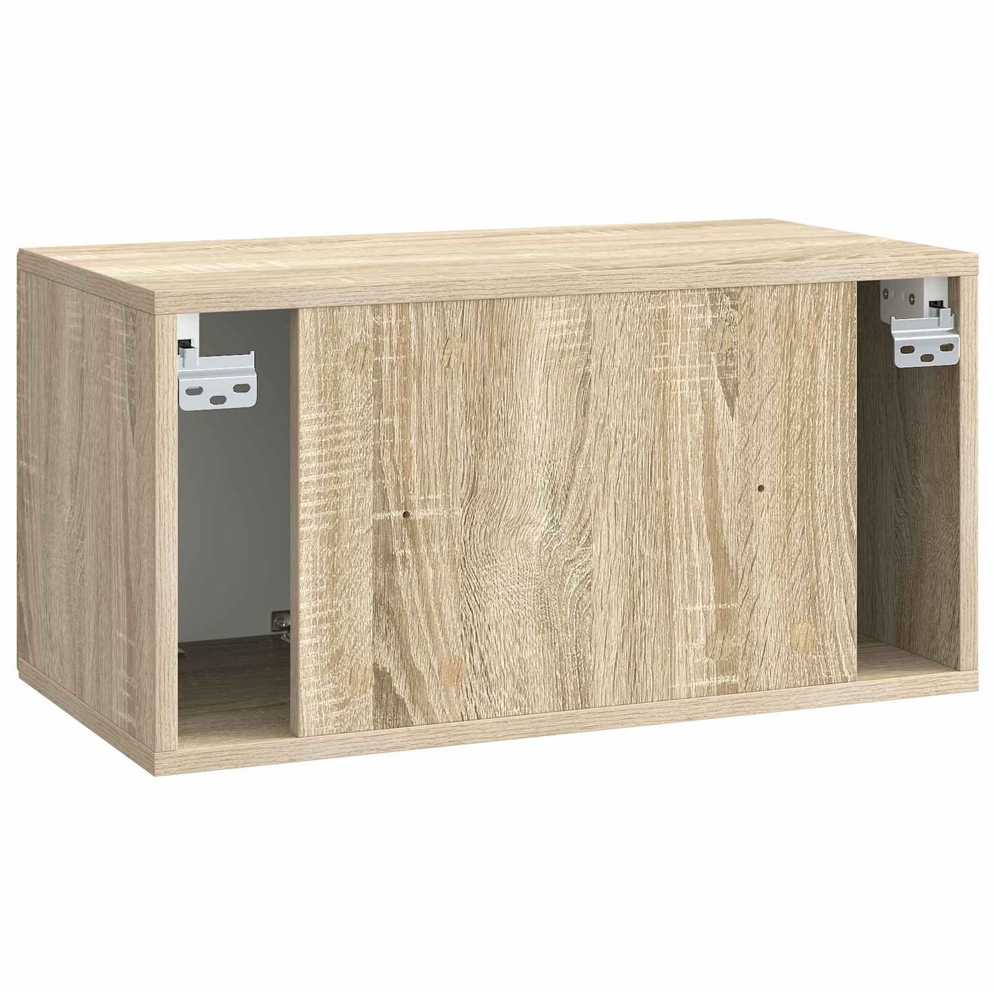 vidaXL Wall-Mounted TV Cabinet Sonoma Oak 59.5 x 31 x 30 cm