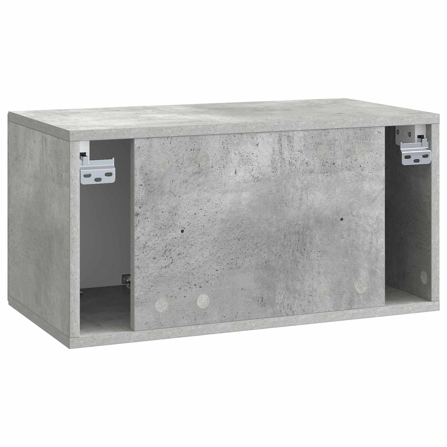 vidaXL Wall-Mounted TV Cabinet Concrete Grey 59.5 x 31 x 30 cm
