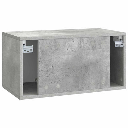 vidaXL Wall-Mounted TV Cabinet Concrete Grey 59.5 x 31 x 30 cm