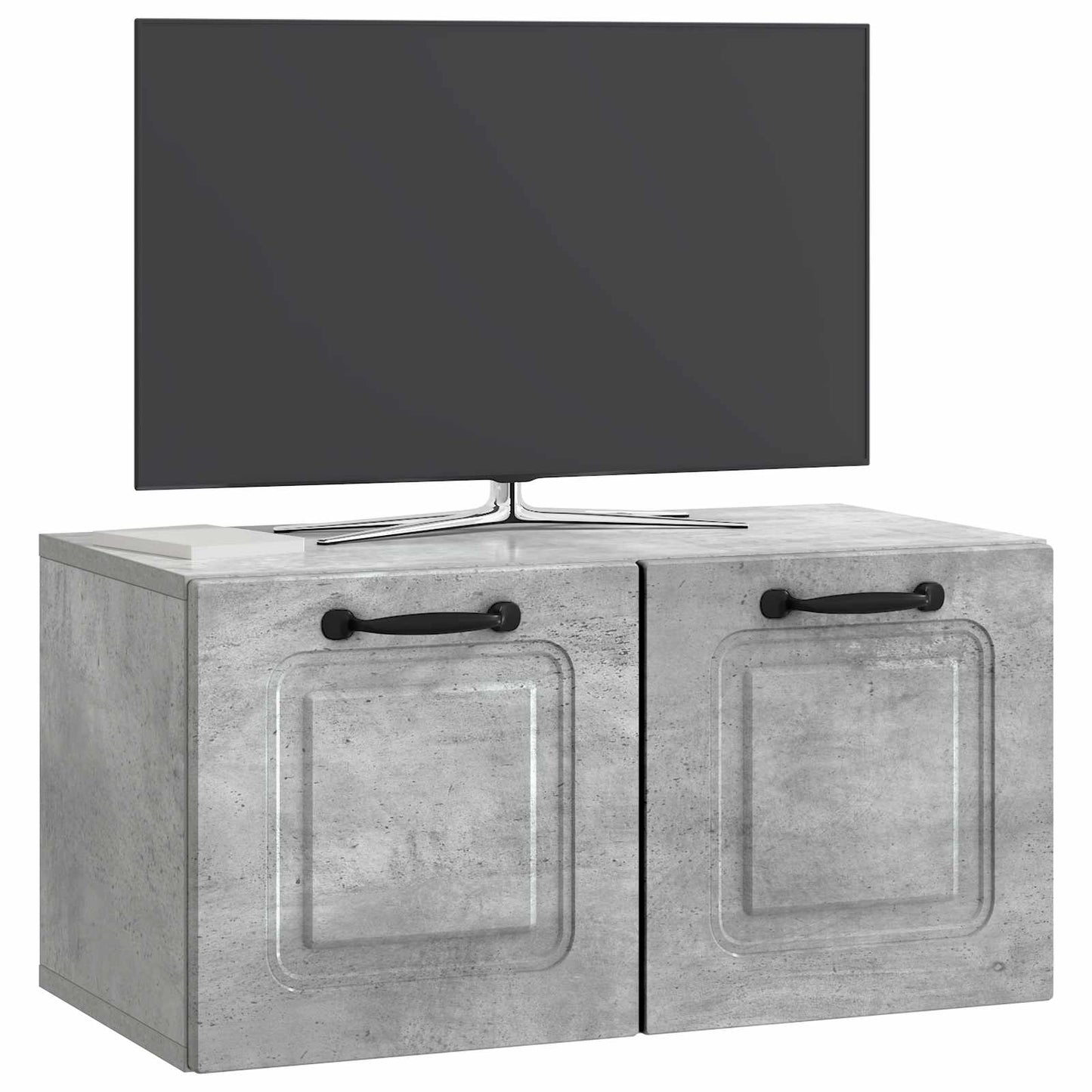 vidaXL Wall-Mounted TV Cabinet Concrete Grey 59.5 x 31 x 30 cm