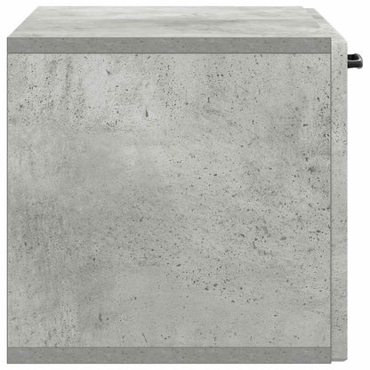 vidaXL Wall-Mounted TV Cabinet Concrete Grey 59.5 x 31 x 30 cm