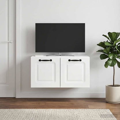 vidaXL Wall-Mounted TV Cabinet High Gloss White 59.5 x 31 x 30 cm