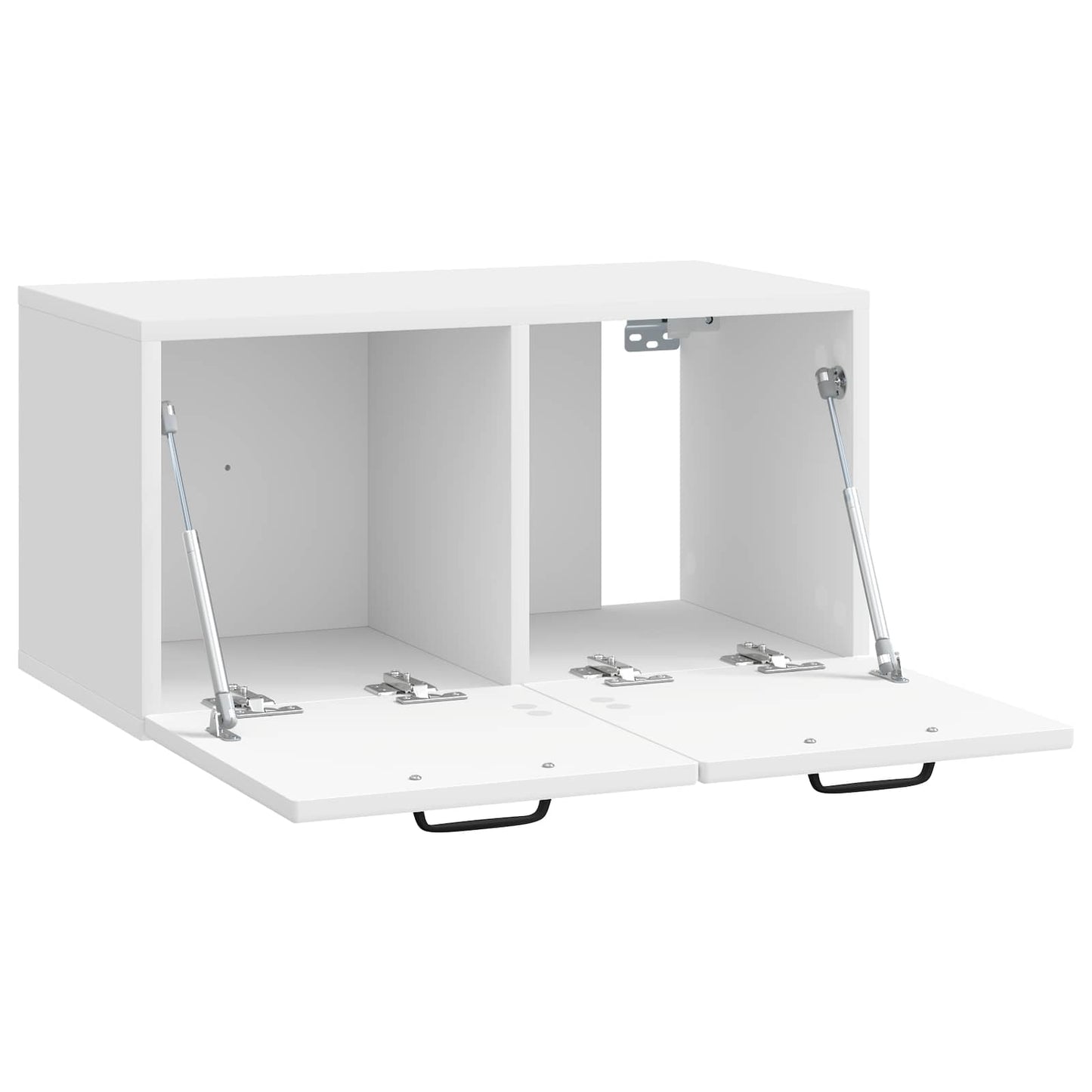 vidaXL Wall-Mounted TV Cabinet High Gloss White 59.5 x 31 x 30 cm