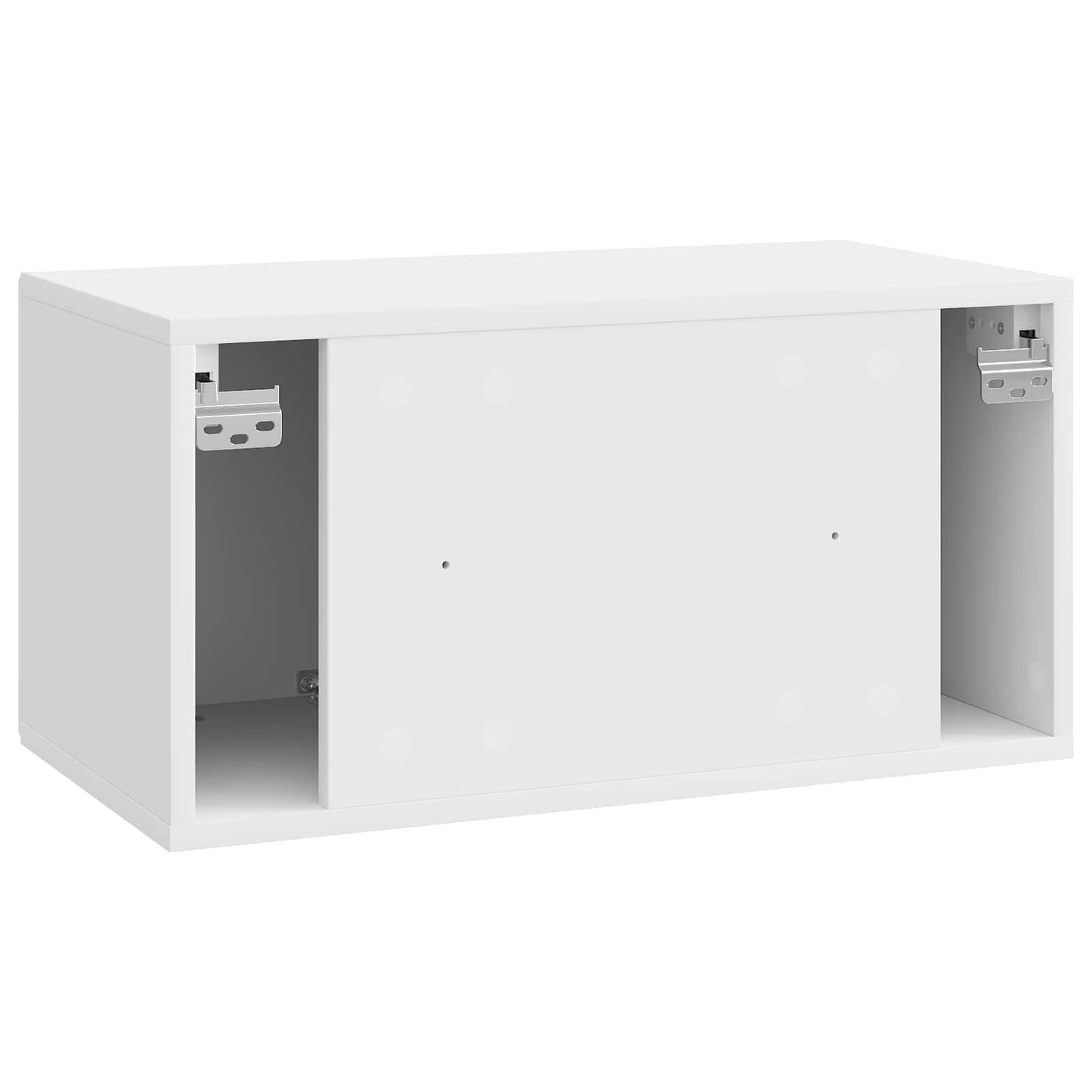 vidaXL Wall-Mounted TV Cabinet High Gloss White 59.5 x 31 x 30 cm