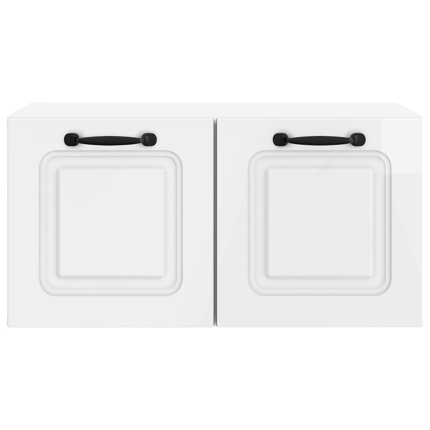 vidaXL Wall-Mounted TV Cabinet High Gloss White 59.5 x 31 x 30 cm