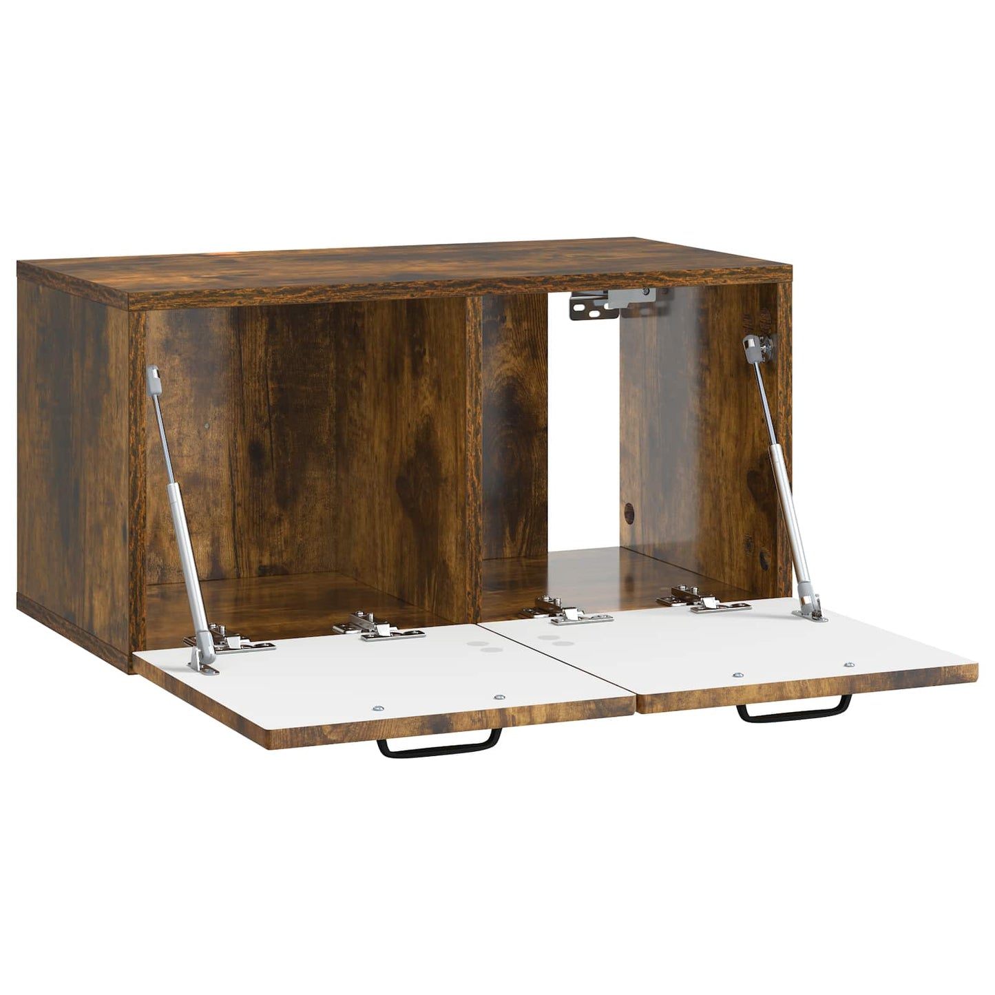 vidaXL Wall-Mounted TV Cabinet Smoked Oak 59.5 x 31 x 30 cm