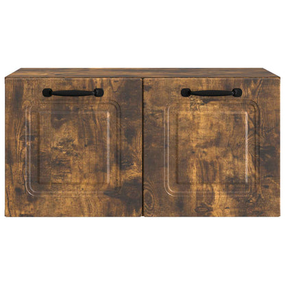 vidaXL Wall-Mounted TV Cabinet Smoked Oak 59.5 x 31 x 30 cm
