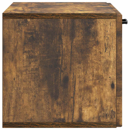vidaXL Wall-Mounted TV Cabinet Smoked Oak 59.5 x 31 x 30 cm
