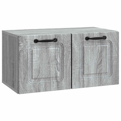 vidaXL Wall-Mounted TV Cabinet Grey Sonoma 59.5 x 31 x 30 cm