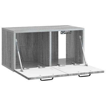 vidaXL Wall-Mounted TV Cabinet Grey Sonoma 59.5 x 31 x 30 cm