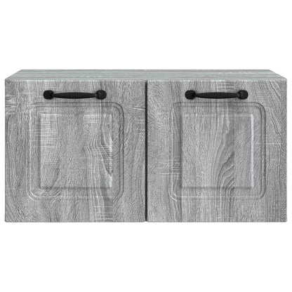 vidaXL Wall-Mounted TV Cabinet Grey Sonoma 59.5 x 31 x 30 cm