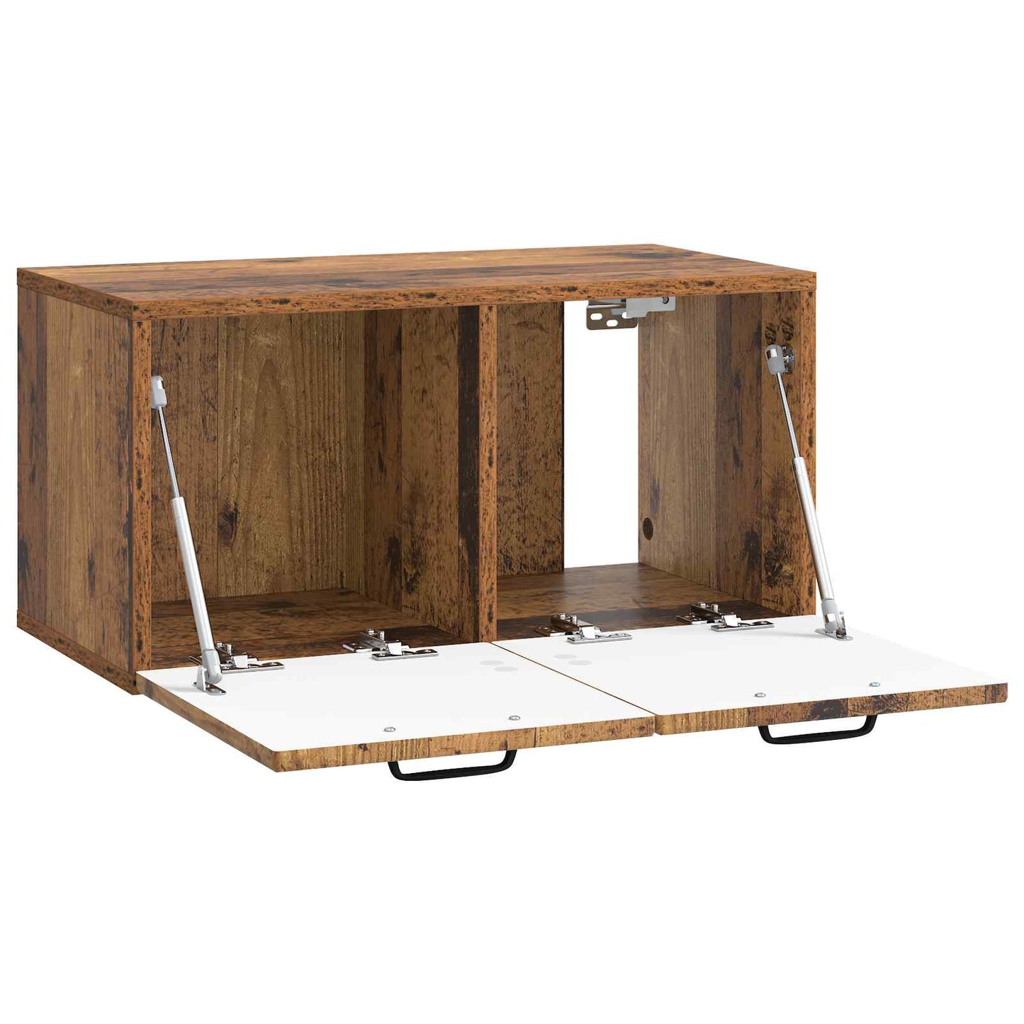 vidaXL Wall-Mounted TV Cabinet Wall-mounted Old Wood 59.5 x 31 x 30 cm