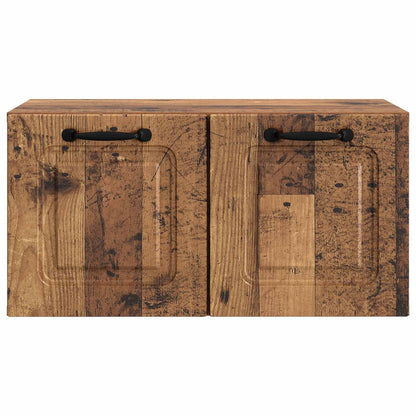 vidaXL Wall-Mounted TV Cabinet Wall-mounted Old Wood 59.5 x 31 x 30 cm