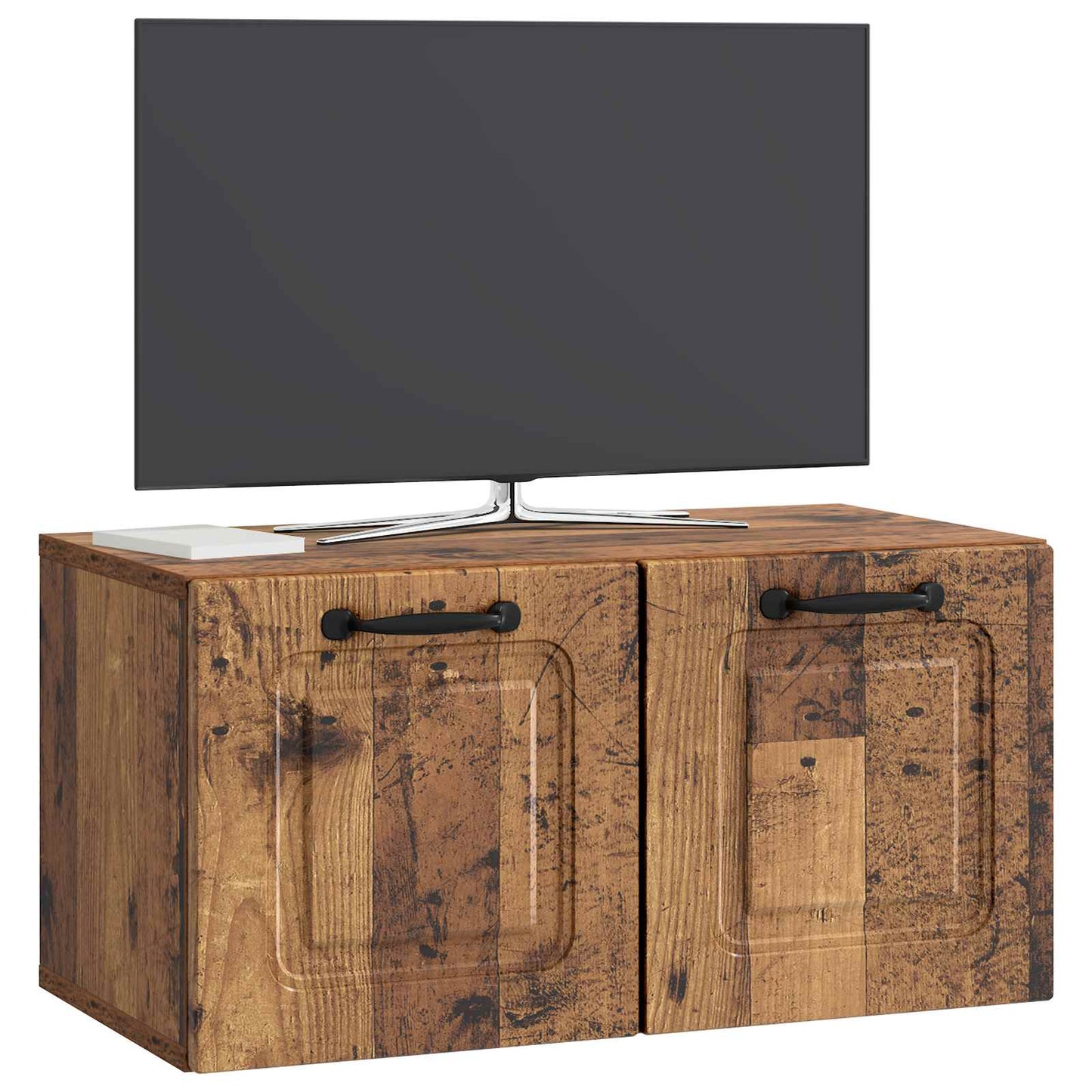 vidaXL Wall-Mounted TV Cabinet Wall-mounted Old Wood 59.5 x 31 x 30 cm