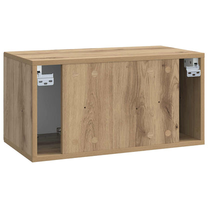 vidaXL Wall-Mounted TV Cabinet 59.5 x 31 x 30 cm Artisan Oak