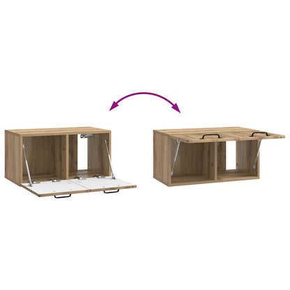 vidaXL Wall-Mounted TV Cabinet 59.5 x 31 x 30 cm Artisan Oak