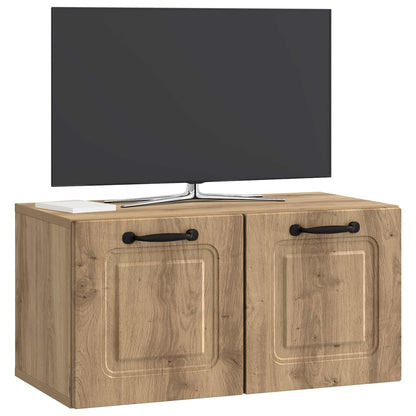 vidaXL Wall-Mounted TV Cabinet 59.5 x 31 x 30 cm Artisan Oak