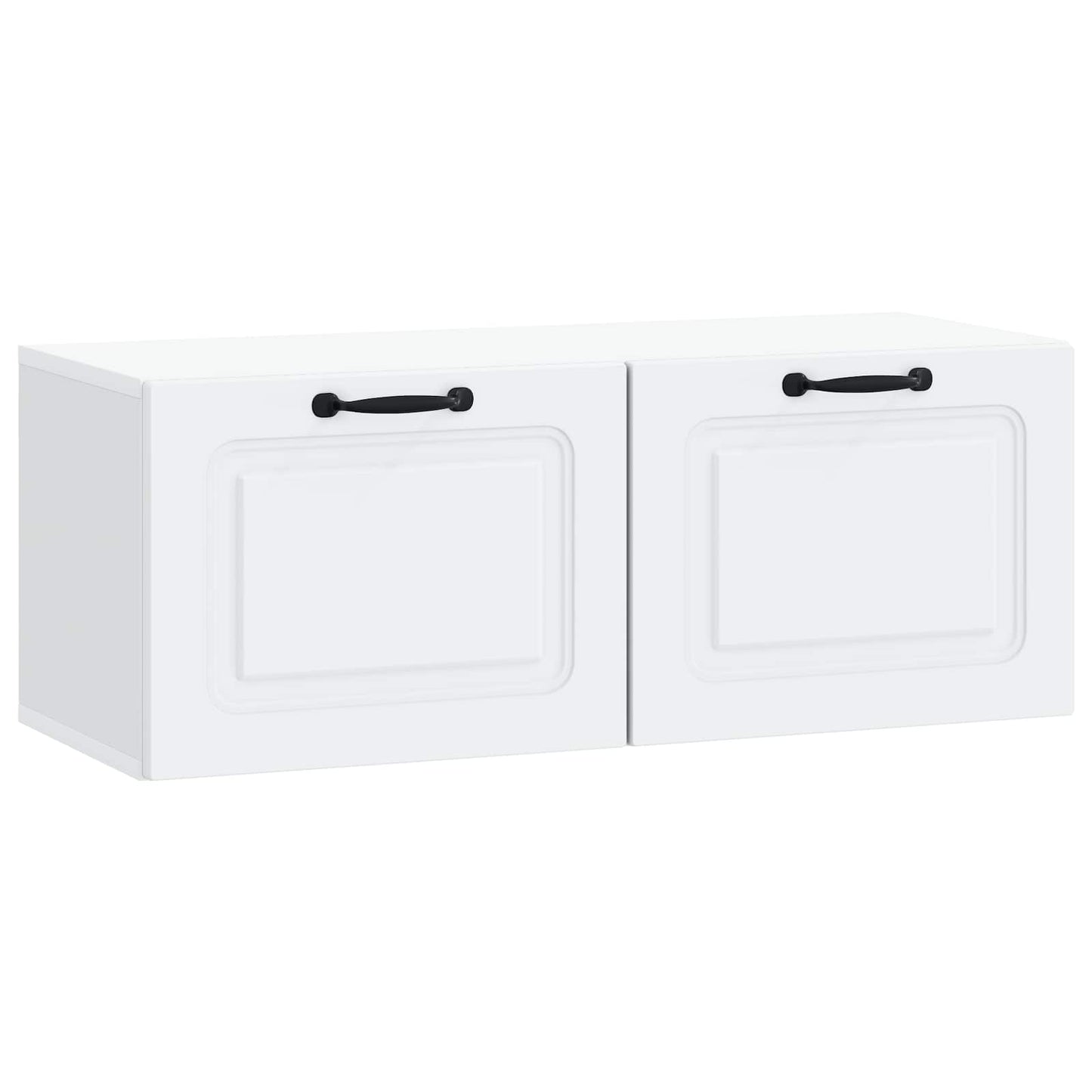 vidaXL Wall-Mounted TV Cabinet White 78.5 x 31 x 30 cm Engineered Wood